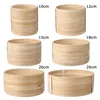 Figurines décoratives 10pcs 10/12/15/18/20 / 26 cm Anneau Round Bamboo Bamboo Cadre de cercle DIY Circle Cercle Craft Tools Décoration de mariage