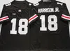 NCAA OSU OHIO Eyalet Buckeyes Kolej Futbol Forması 18 Harrison Jr Travis Boyut S M L XL 2XL 3XL Kadın 2024 En Yeni Stil