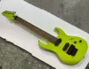 7 String Floresan Yeşil Elektro Gitar, Tremolo Köprüsü ile HH Pikaplar Logo/Renk Özelleştirme sunar