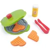 Giocattolo da cucina in legno fai -da -te Fingta di simulazione Model set di macchine da cucina per cuocere i giocattoli educativi per bambini ragazze per bambini 240507