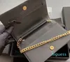 2024 SUPER ORIGINAL KVALITET KVALIK Kedjekedja Wallet Real Leather Caviar Lambskin Shoulder Bag Crossbody Luxurys Designers Väskor Klassiska hangbagar Purse med låda