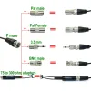 Instrument Universal Am / FM Antenne Magnetic Base FM Radio Antenne pour vidéo intérieure avec 5 adaptateurs Home Theatre Stéréo Receo Receiver