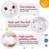 23 cm de preenchimento brilhante gato de gato de pelúcia LED LED Illuminated Animal Animal Presente para meninas crianças de nascimento Férias do Dia dos Namorados 240424