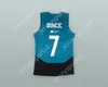 Custom nay mens Youth / Kids Luka Doncic 7 Real Madrid Teal / Black Basketball Jersey Top cousé S-6XL