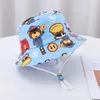 Caps Chapeaux Nouveaux Fashion Summer Childrens Bob Bob Childrens Cartoon Imprimé UV Protection de pêche D240509