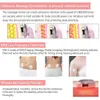 Hemskönhetsinstrument Micro Flow Facial Lift Ultrasonic viktminskning Skin Regenerering och skönhetsutrustning Hushåll Massager Q240508