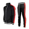 Mens Tracksuits New Mens Track and Field Suit 2023 Mens Mens Presk Chirtsports Pants Track and Field Suit Zipper Stand Up Sports Sport
