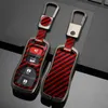 Car Key Zinc Alloy Carbon Fiber Car Key Case Shell For Nissan Armada Frontier Murano Pathfinder Quest Titan Xterra Infiniti 3 4 Buttons T240509