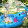 100170 cm Kinder Nicht-Schlupfmatte Sommer Strand aufblasbare Wasserspray Pad Outdoor Spielzeug Haustier Schwimmbad Kinder Spielzeug 240508