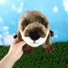 طفل أطفال عيد ميلاد لطيف CM حيوان أفخم Toy Otter Plush Toy ملء حيوان Otter ملء دمية محاكاة Otter 240426