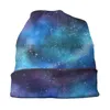 Bergen kühle bunte farbenfrohe Galaxy Stoff Gesichtsmaske Beanies Strickhut lustige Masken entzückend süß für Frauen Mädchen