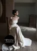 Designer 2024 Nouvelle robe de mariée légère de mariée sans bretelles