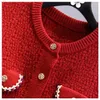 Robes de travail Tingfly Femmes d'automne d'hiver mode 2 pièces Set Button Up Tricoting Sweater Cardigans mini jupes courtes habit les tenues mignonnes