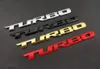 3D Emblem Turbo Metal Grill Grill Bod Trunk Car Badge Car Sticker для BMW Ford Focus vw Skoda Seat Peugeot Lada Renault Hyundai1983737