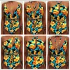 Swimwear féminin 9Color Plus taille une pièce de maillot de bain floral different Wear Beach 2024 Push Up Monokini BodySuit Trikini Mujer Badpak