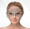 High Luxury Halloween Princess Diamond Masks Party Dança Máscaras Retro Misterios