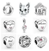 Nouveau populaire 925 STERLING Silver Charm Crown Pet Dog House Perles de bricolage adaptées au bracelet primitif des bijoux pour femmes accessoires de mode7394278