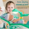 Doctor Toy Set Role Playing Simulation Children Scene Game Dentist Nurse Tools Institution Toy Gifts 240506