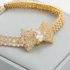 Crystal Diamonds verstelbare kraag met diamanten vlinderdas kragen katten en hond kleine huisdieren ketting sieraden voor trouwfeestjes