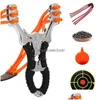 Hunting Slingshots Slings S ALLIAG Shoting Catapt Outdoor High Quality Toys with Card Ball Rubber Band Games Athletic Games Drop Livrot Dholb