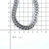 Fashion Sier Color Stainless Steel Men's Thick 8mm Snake Cuban Curb Link Chain Necklace