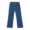 Men's Jeans Y2K Korean Style Cut Loose Drape Look Thinner And Taller Bf Mid-waist Slightly Flared Trousers