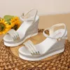 Summer Women Wedges Platform High Heels Designer Sandals comodi per signore taglie forti scarpe