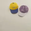 Caps Hats Korean Childrens Baseball Hat Summer Fashion Letter Childrens Foot Hat Childrens Sunscreen Hat 2024 Baby Sun Hat d240509