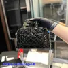 Sac en cuir breveté de créateur 23s Sangle de chaîne de portefeuille Luxur