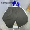 Men's and Women's Trends Designer Fashion High Version Fog Double Thread Letter Raised Drawstring Shorts Casual Sports Capris