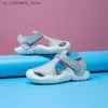 Slippista appena arrivato Summer Childrens Beach Boys Sandals casual dita chiusa Baby Slip Sports Q240409