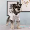 Летняя домашняя одежда Дизайнерская одежда для домашних животных плюшевая пудель роскошная модная футболка