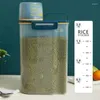 Storage Bottles Eco Friendly Rice Bucket Kitchen Organizers Box Plastic Container Grains Sealed Moisture-Proof Tank
