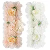 Fleurs décoratives couronnes Nouvelles fleurs de sol artificielles de la soie de fleur de soie de mariage décoration de fleur de fleur de fleur guide routier extérieur mariage arc faux fleur