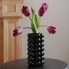 Preloved Ins Style HighValue Ceramic Vase Highend Hydroponic redskap Flower Arrangement Ornament Storage Tube 240508