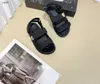 Mode Baby Sandalen Buchstaben Logo dunkle Streifen Kinder Schuhe Kosten Preis Größe 26-35 einschließlich Box Anti Slip Sohle Sommer Girls Pantoffeln 24may