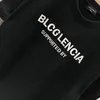 BLCG LENCIA T-shirts d'été Unisexe Mens Vintage Jersey T-shirt Femmes surdimensionnés 100% Cotton Tissu Fabric de tissus Plus taille TEES BG30276