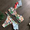 Swimwwear Metal V Tabarb Top Low Bikini Bikini sets de maillot de bain pour femmes orange sexy deux pièces 2024 Coisses de bain de plage d'été