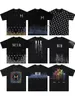 T-shirts pour hommes de luxe Designer High Street Shirts imprimement Coton Coton Corchon court t-shirt surdimensionné pour les t-shirts