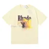 Mens Rhude T Shirt Womens Tshirt Graphic Tees Top Cotton Summer Asian Size S-Xl 355