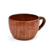 Mugs Japanese Sour Jujube Wood Flat Bottom Coffee Cup Wooden With Handle Insulated Tea Portable Solid