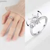 Couple Rings Rotating Ring Carving Adjustable Anxiety Opening Ring Pressure Reducing Zirconia Ring New Trends for Women in 2024 WX