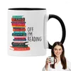 Mugs Book Lover Mug Ceramic Tea Cup Novely Coffee Bookish Gifts Collection 350 ml Reading for Reader Writers Lovers