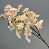 Dekorative Blumen simulierte Kirschblütenzweige Blüten Seiden Hochzeit Arrangements Gefälschte Hausdekoration