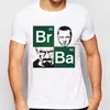 Lettera di magliette da uomo Stampato Breaking Bad Men Thirts Round Neck Short Shorty Novelty Tops maschile Tops di alta qualità Tople magliette Y240509