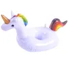 Floats Ierable Drink Holder Pool Cup Holders Flamingo Unicorn Coasters for Children Swimming Toys Party Supplies S