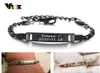 Anti Allergy Stainless Steel Bracelets for Baby Babi Customize Name Birth ID Bar Personalized Girls Boys Child Unique Gift7979056