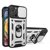 Шокопродажный чехол для iPhone 15 14 13 12 11 Pro Max Mini Car Holder Cope Cover Lens Slide Design