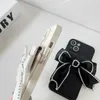 Cell Phone Cases Ins Card bag Diamond Bow wallet Holder Crossbody Phone Case Cover For iphone 15 14 X XR XS 1113 Pro Max 12 Pro 8Plus 7 8 Plus J240509