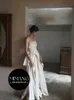 Designer 2024 Nouvelle robe de mariée légère de mariée sans bretelles